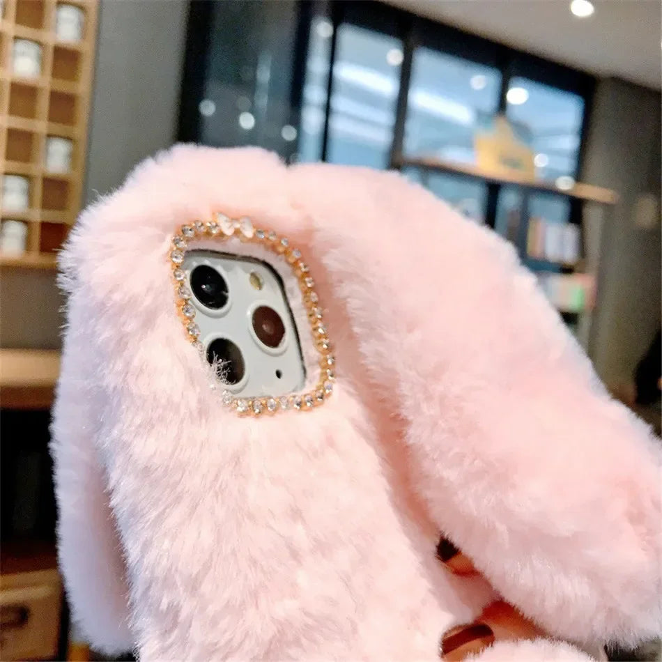 Cozy 3D Bunny Plush Phone Case™
