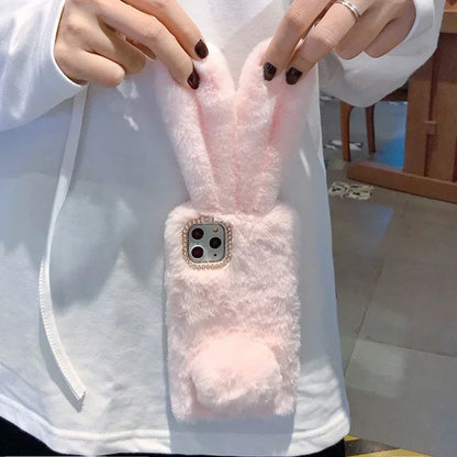 Cozy 3D Bunny Plush Phone Case™